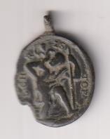 San Cristóbal. Medalla (AE 22 mms.) San Venacio. Siglo XVII-XVIII
