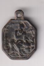 Virgen de Guadalupe.(S. M. D. G.) Medalla (AE 23 mms.) R/San Jerónimo. Siglo XVII-XVIII