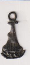 Virgen de Guadalupe. Exergo: Anagrama MDG. Medalla Troquelada (AE 23 mms.) Siglo XVIII