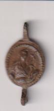 Mano. Medalla de Rosario Servita. (AE 17 mms) R/Dolorosa. Siglo XVIII. MUY RARA