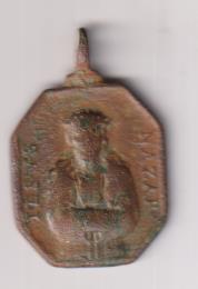 San Félix de Valois. medalla (AE 30 mms.) R/Jesús nazareno. Siglo XVII-XVIII
