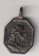 Busto de Jesús. Medalla (AE 21 mms.) R/ Busto de maría. Siglo XVII-XVIII