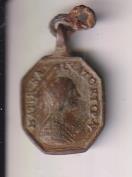 Mater Salvatori O.P.N. Medalla (AE 18 mms.) R/ S. Ion. Van. Siglo XVII-XVIII
