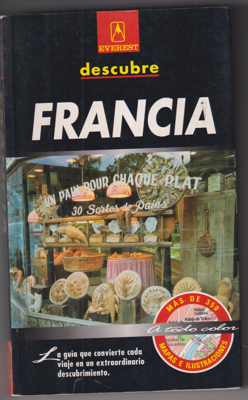 Descubre Francia. Guía Everest. 1ª Edición 1993