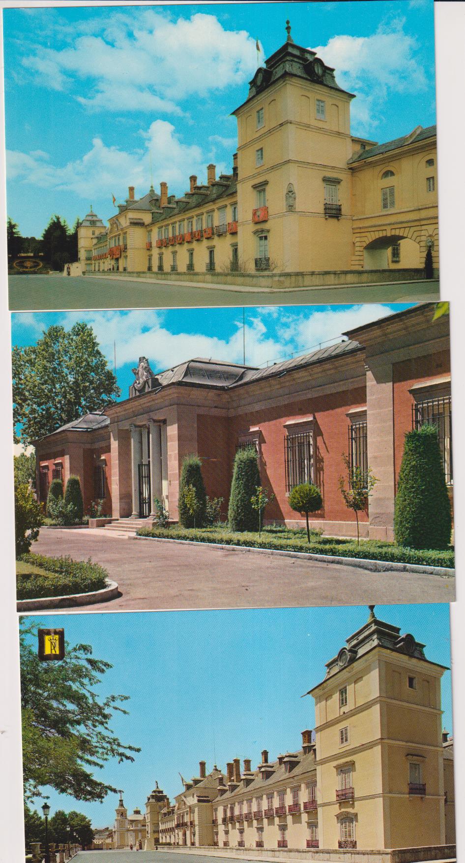 Palacio del El Pardo. Lote de 3 postales. Editorial patrimonio nacional