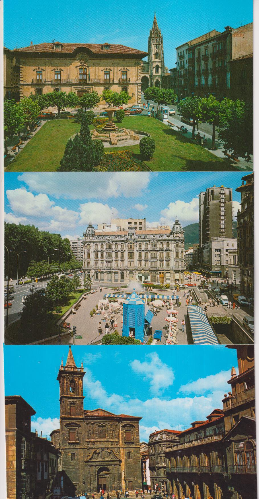 Oviedo.- Lote de 3 postales