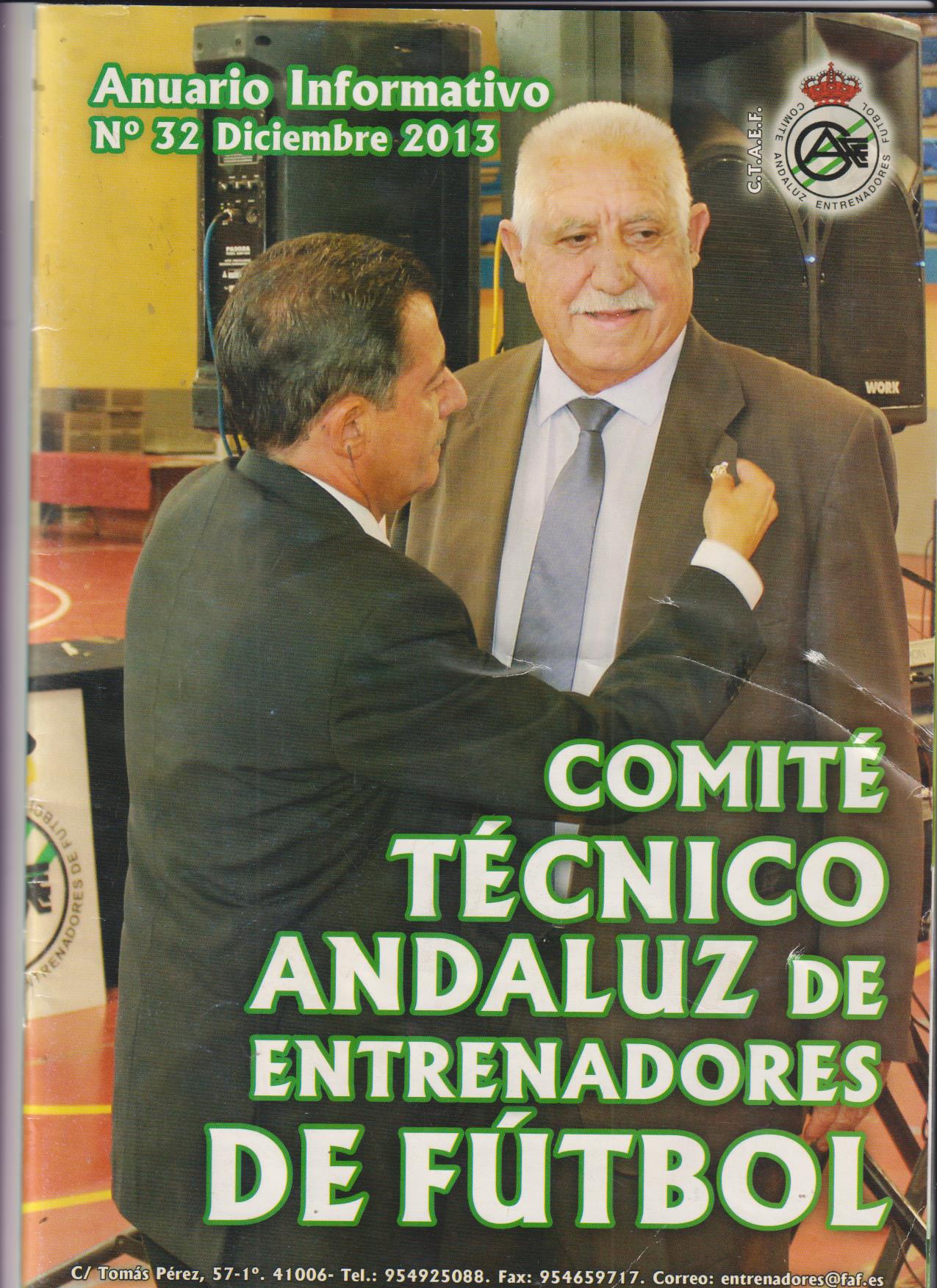 Comité Técnico Andaluz de Entrenadores de Fútbol. Anuario Deportivo nº 32