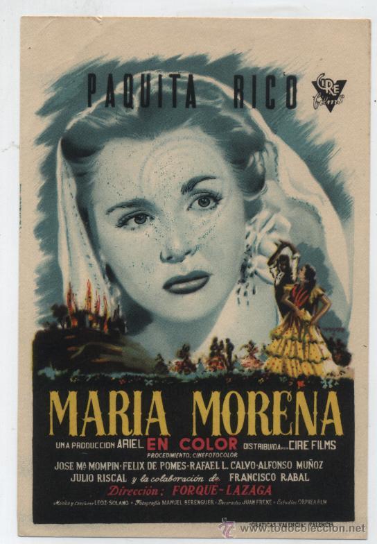 María Morena. Sencillo de Cire Films