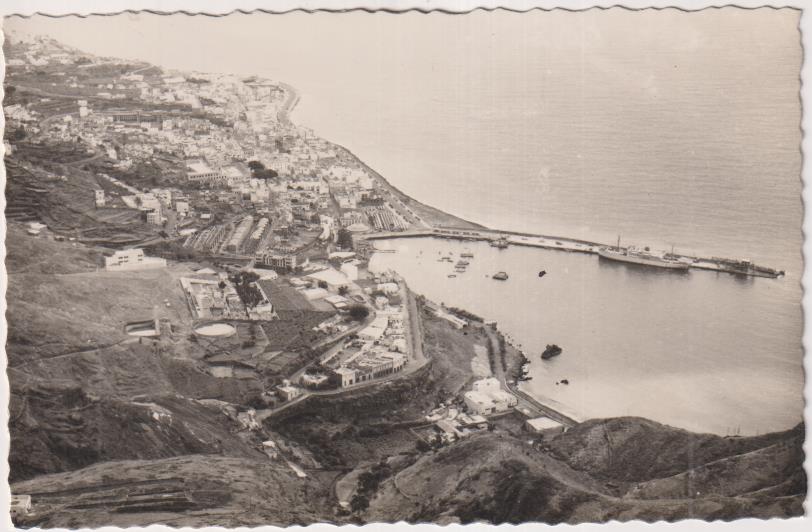 Santa Cruz de la Palma. Vista panorámica. Ediciones Arriba. Fechada al dorso: 31-5-1958