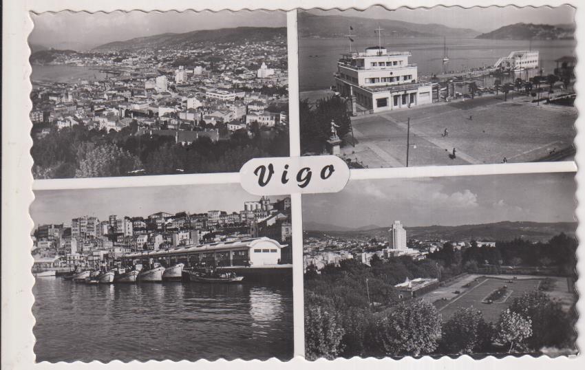 Vigo. Vista Parcial . Ediciones Lujo. Junio de 1958
