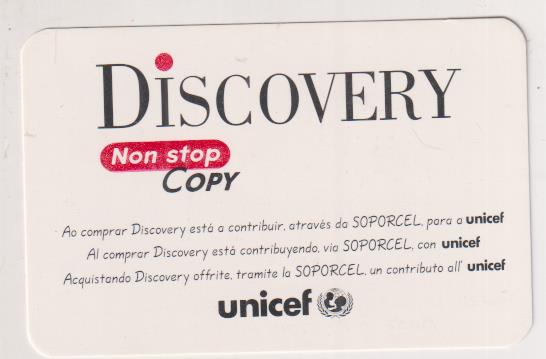 Calendario 1997. Discovery. Unicef (Portugal)