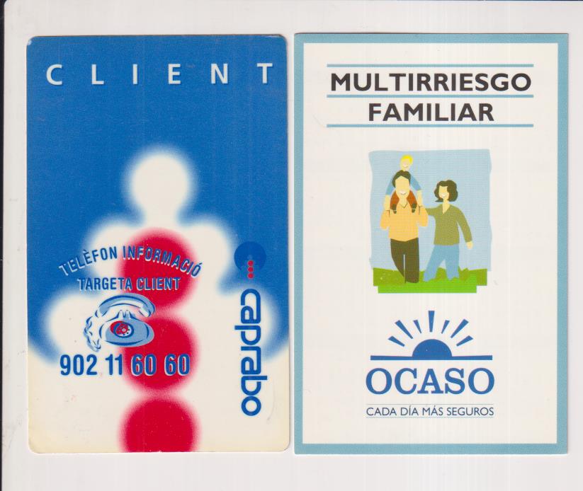 Lote de 2 Calendarios para 1998: Client y Ocaso