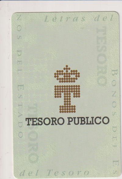 Calendario 1998. Tesoro Público