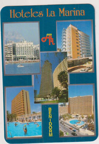 Calendario 1998. hoteles La Marina. Benidorm
