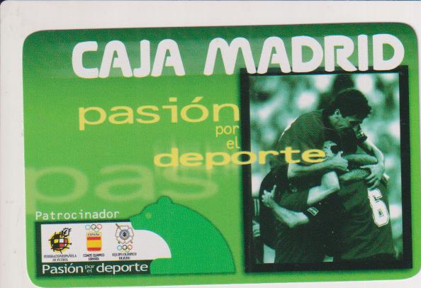 Calendario Fournier 1998. Caja de madrid pasión por el deporte