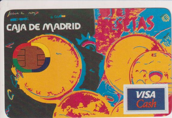 Calendario Fournier 1998. Caja de Madrid visa Cash