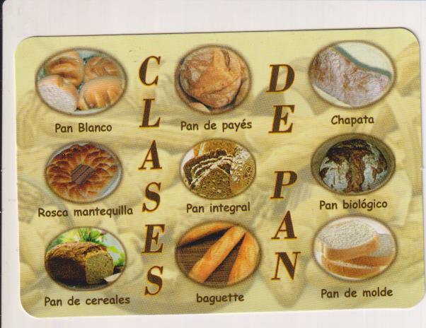 Calendario 2009. Clases de pan. Publicidad