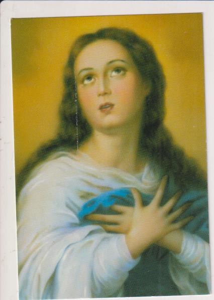Virgen de Murillo. Calendario 2009. Mármoles Palencia