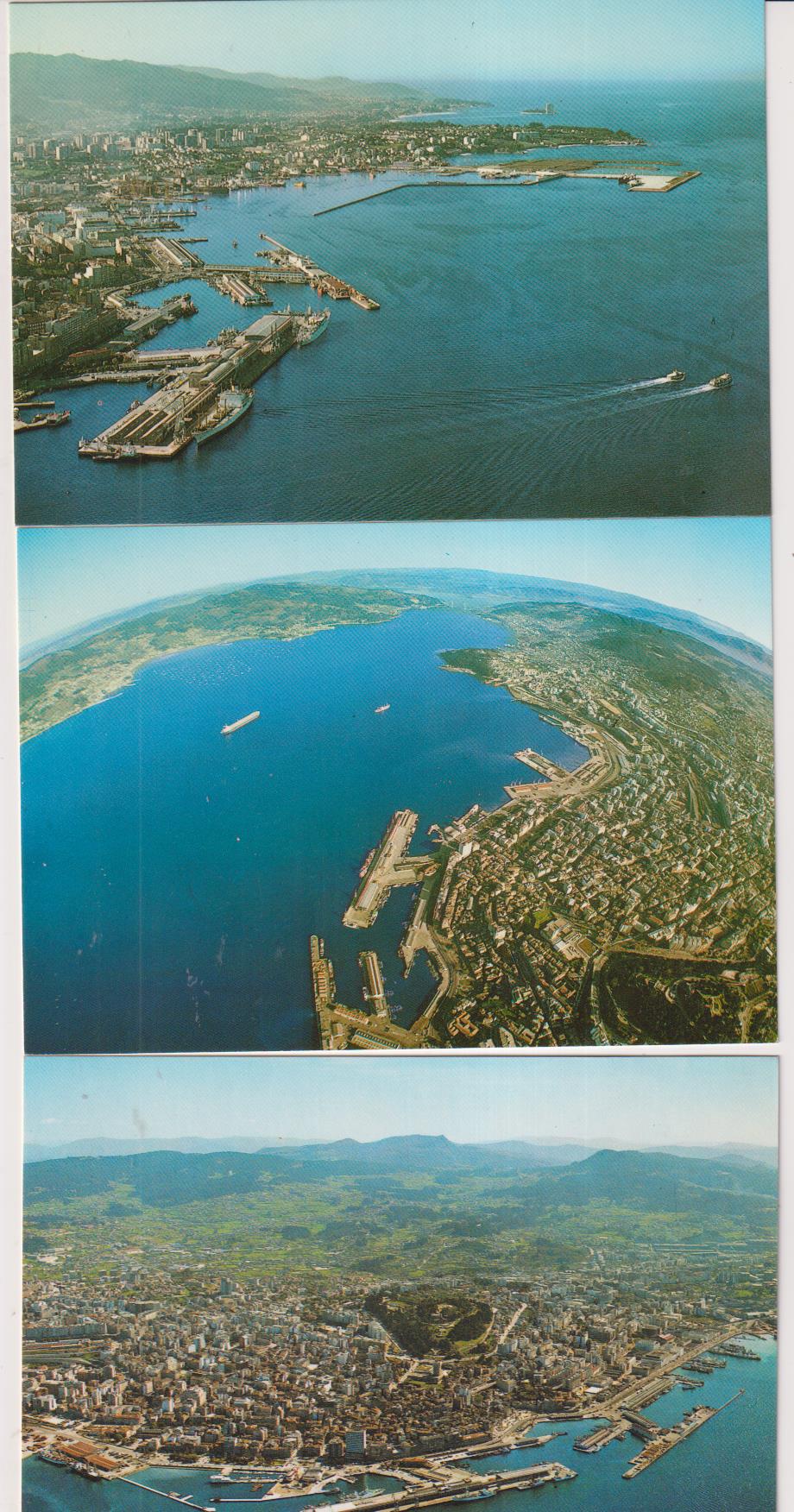 Vigo.- Vista Aérea. Lote de 3 postales