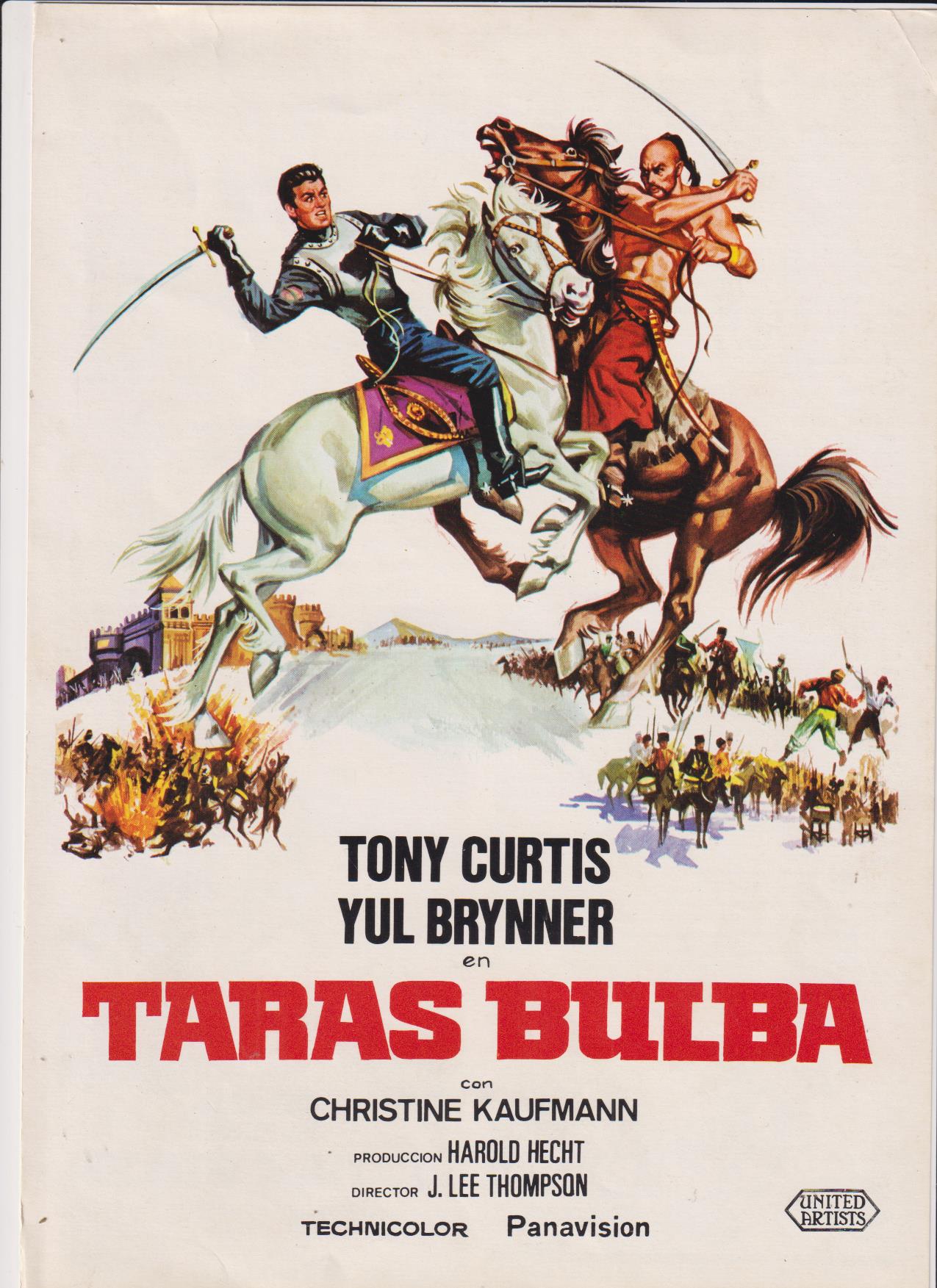 Taras Bulba. Guía Sencilla de United Artists