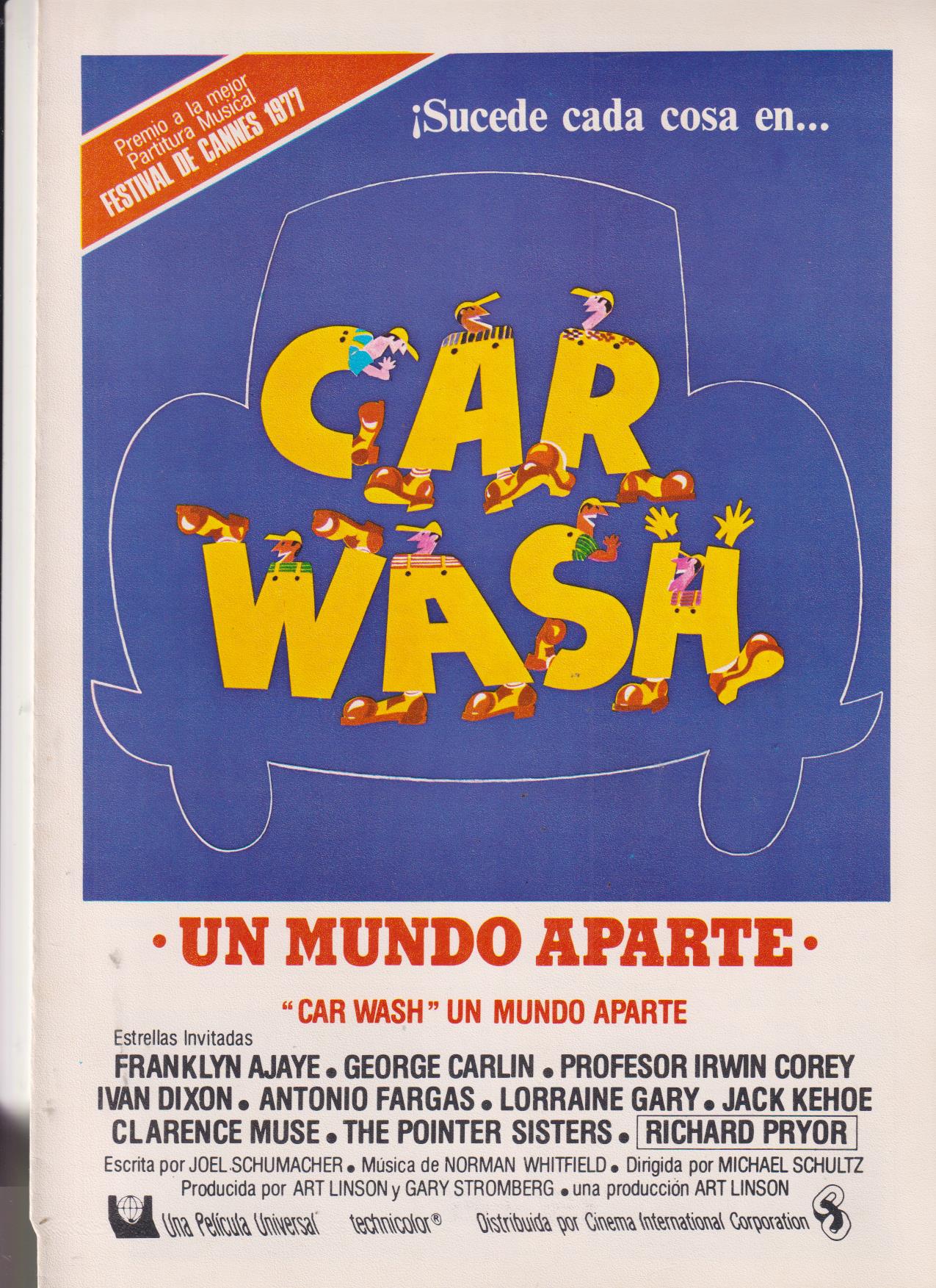 Car Wash. Guía Doble de Universal