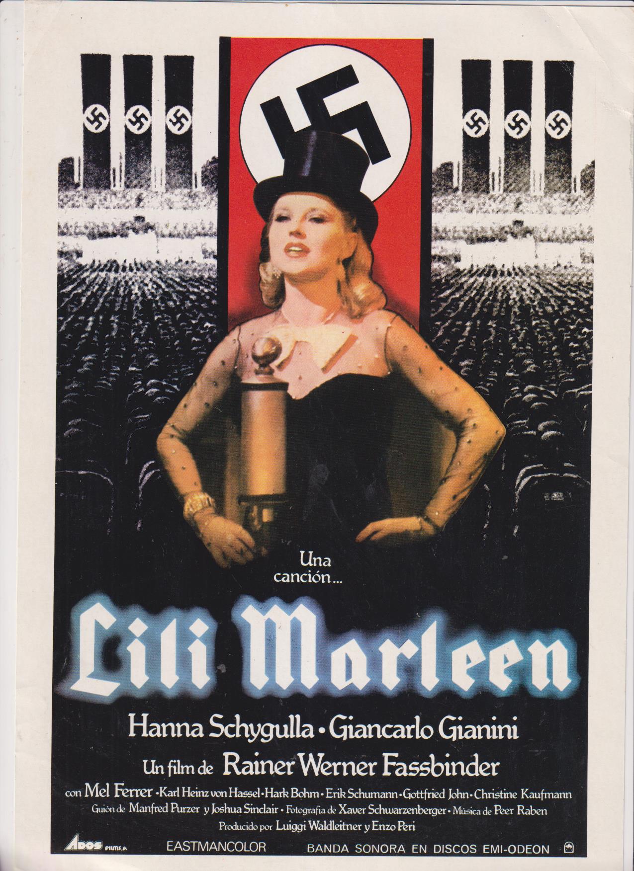 Lili Marleen. Guía? Al dorso: Lista de material 1981-82