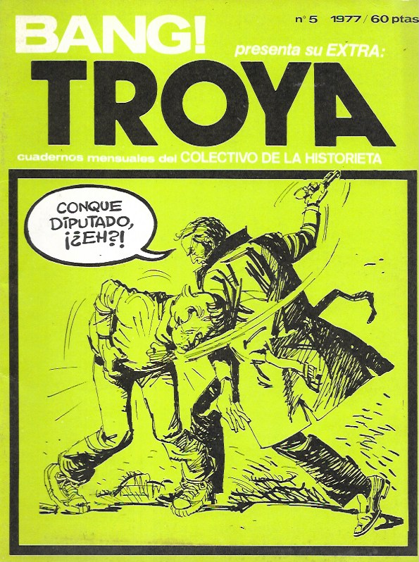 Bang! Extra. Troya, cuadernos mensuales del Colectivo de la Historieta. Nº 5 (Septiembre 1977)