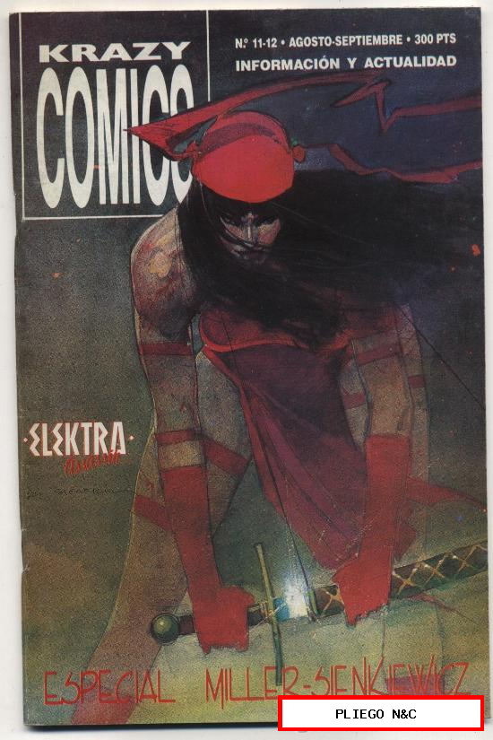 Krazy Cómics. Editorial Complot. Nº 11-12 Elektra (Fanzine)