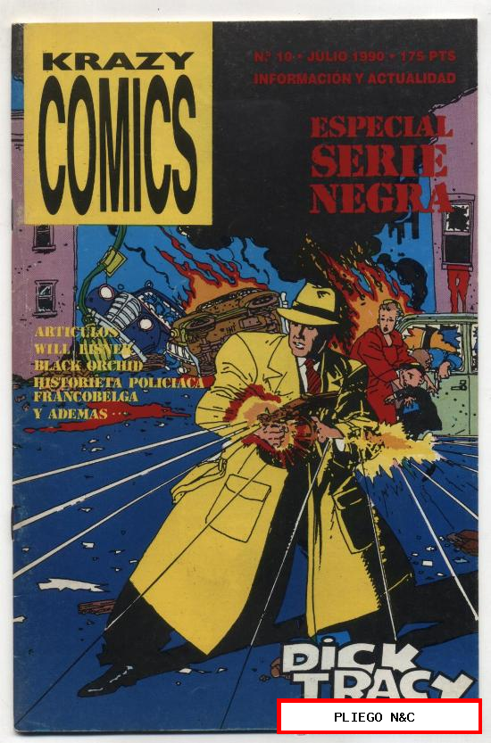 Krazy Cómics. Editorial Complot. Nº 10 Dick Tracy (Fanzine)