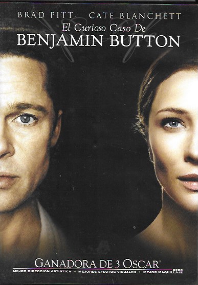 El curioso caos de Benjamín Button. Brad Pitt, Cate Blanchett. 2008 Warner Bros