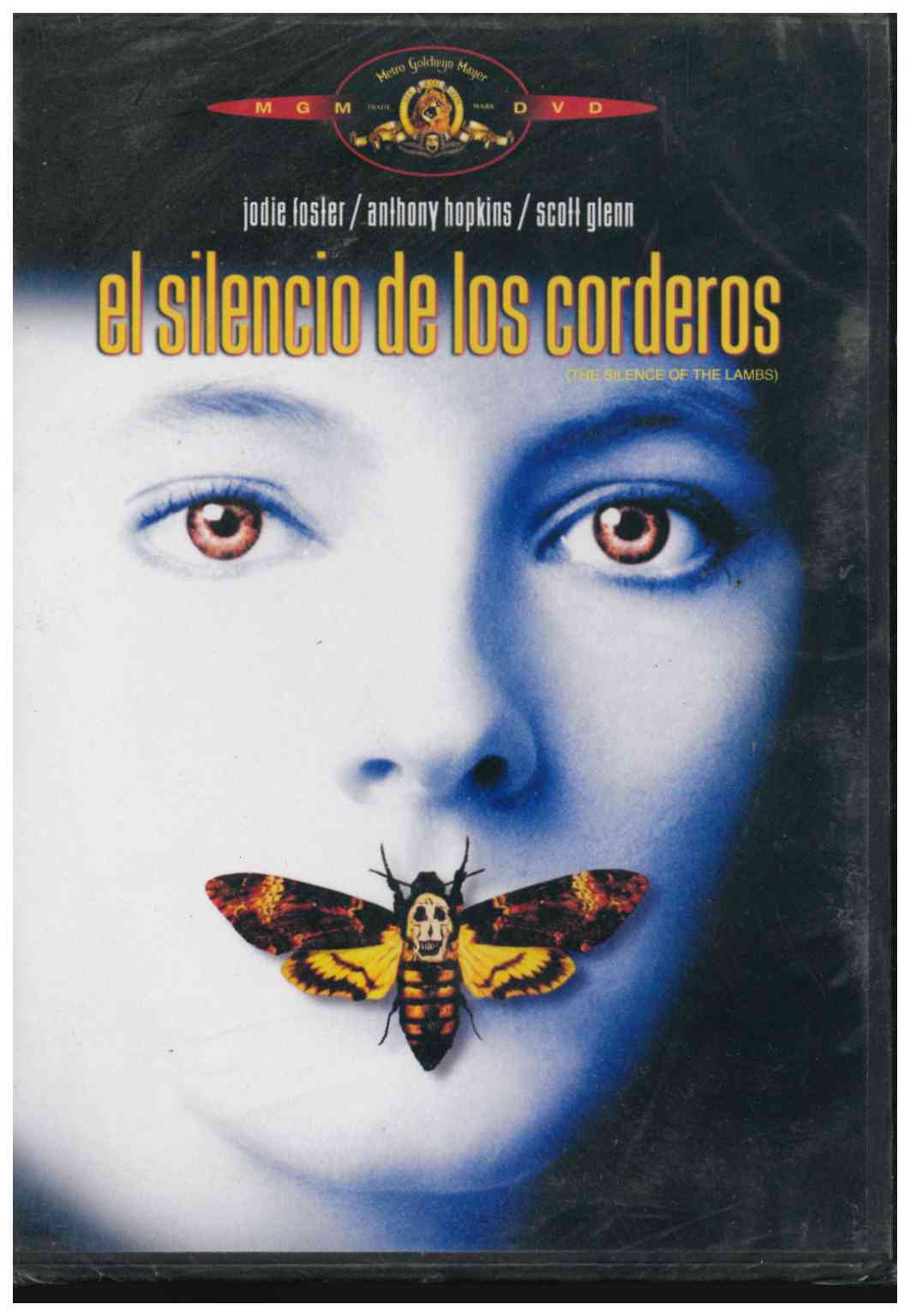 El silencio de los corderos. MGM DVD. Jodie Foster, Anthony Hopkins, Sclot Glenn