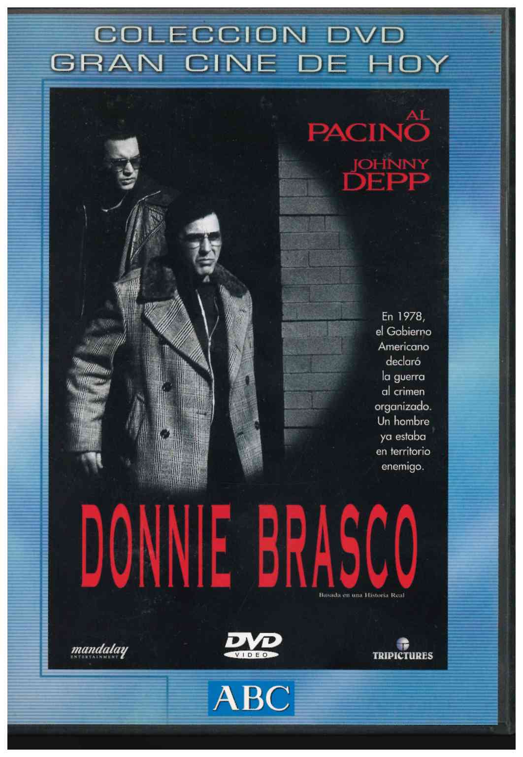 Donnie Brasco. Colección Gran Cine de hoy. Al Pacino, Johnny Depp