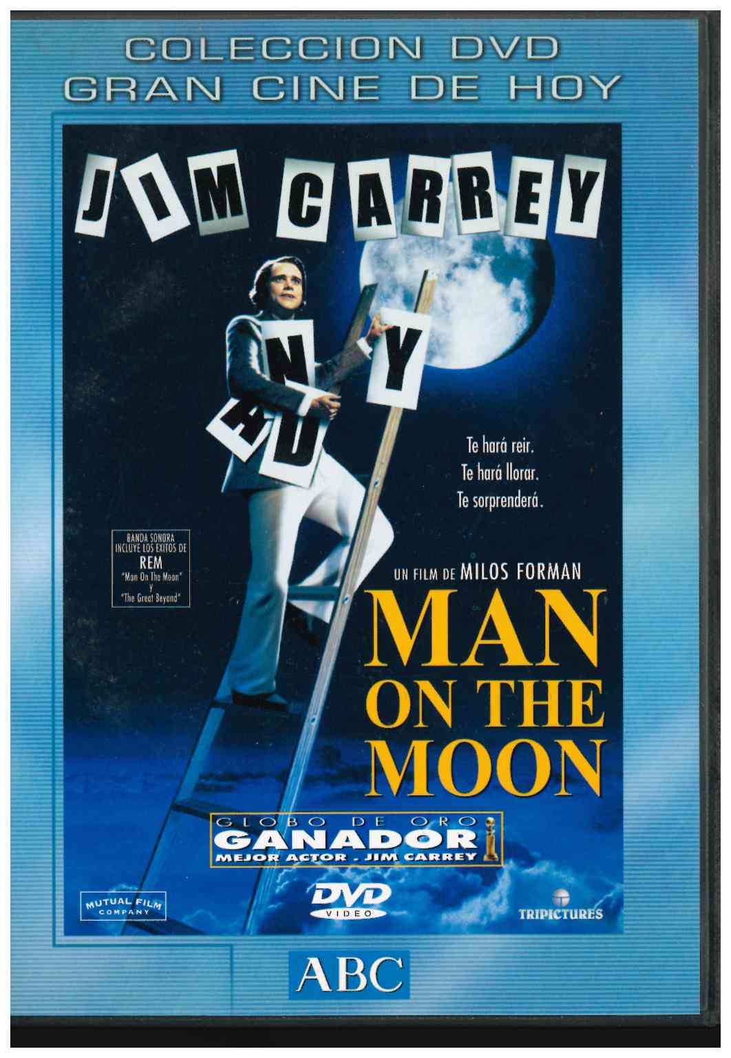 Man on the Moon. Colección Gran Cine de hoy. Jim Carrey