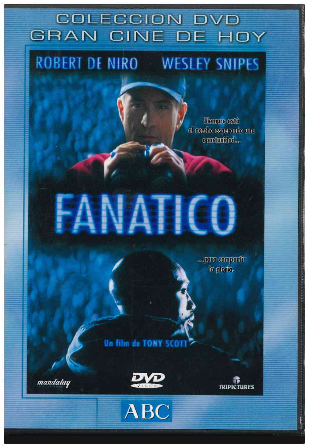 Fanático. Colección Gran Cine de hoy. Robert de Niro, Wesley Snipes