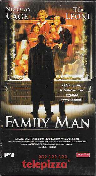 Family Man. Manga Films, 2003. Nicolas Cage, Téa Leoni. VHS (Telepizza)