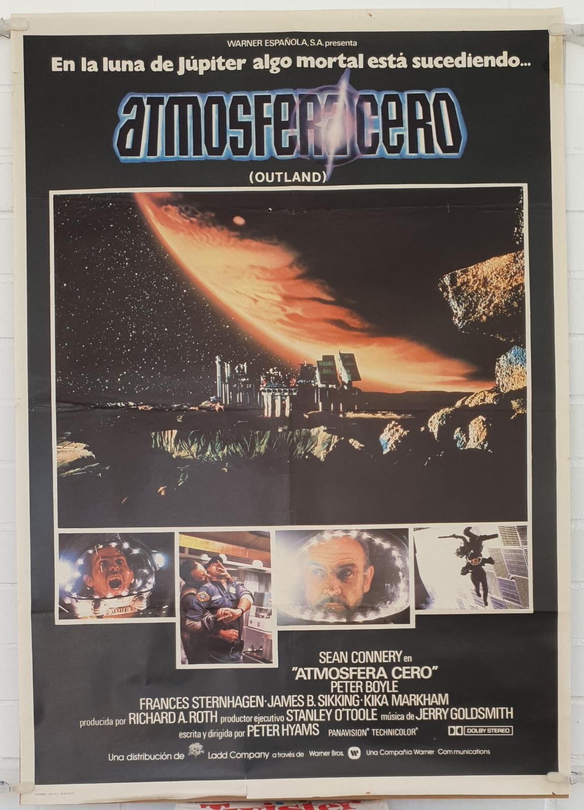 Atmósfera Cero. Cartel (100x70) de Estreno. Año 1981