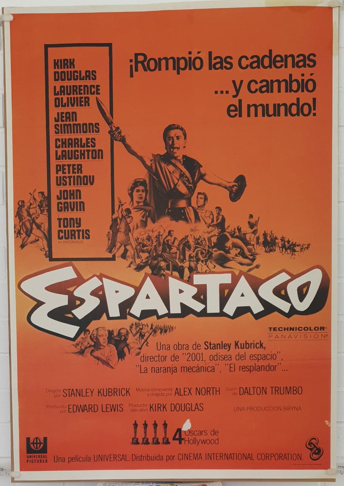 Espartaco. Cartel (100x70) año 1981