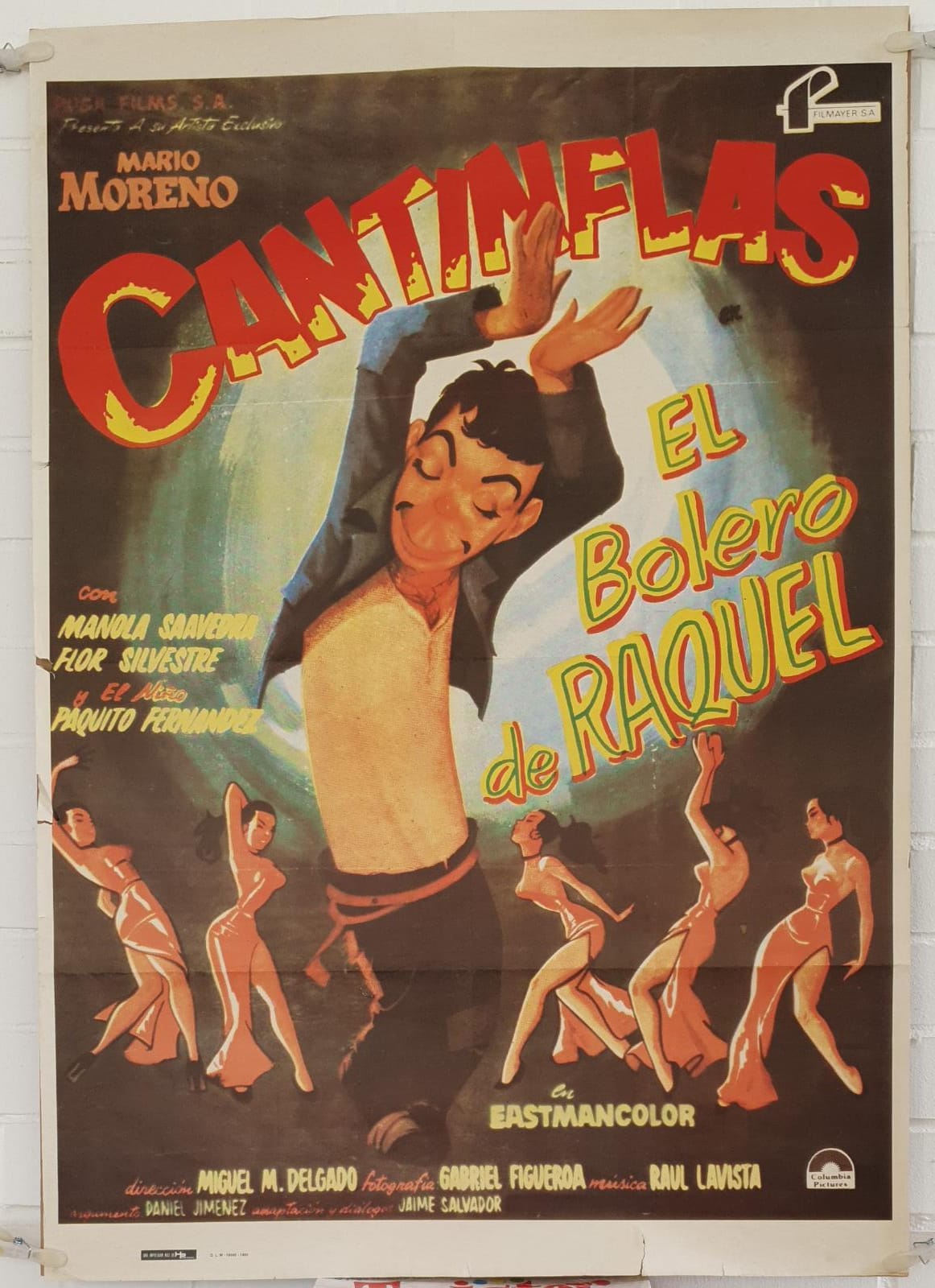 El Bolero de Raquel. Cartel (100x70) Reposición 1982