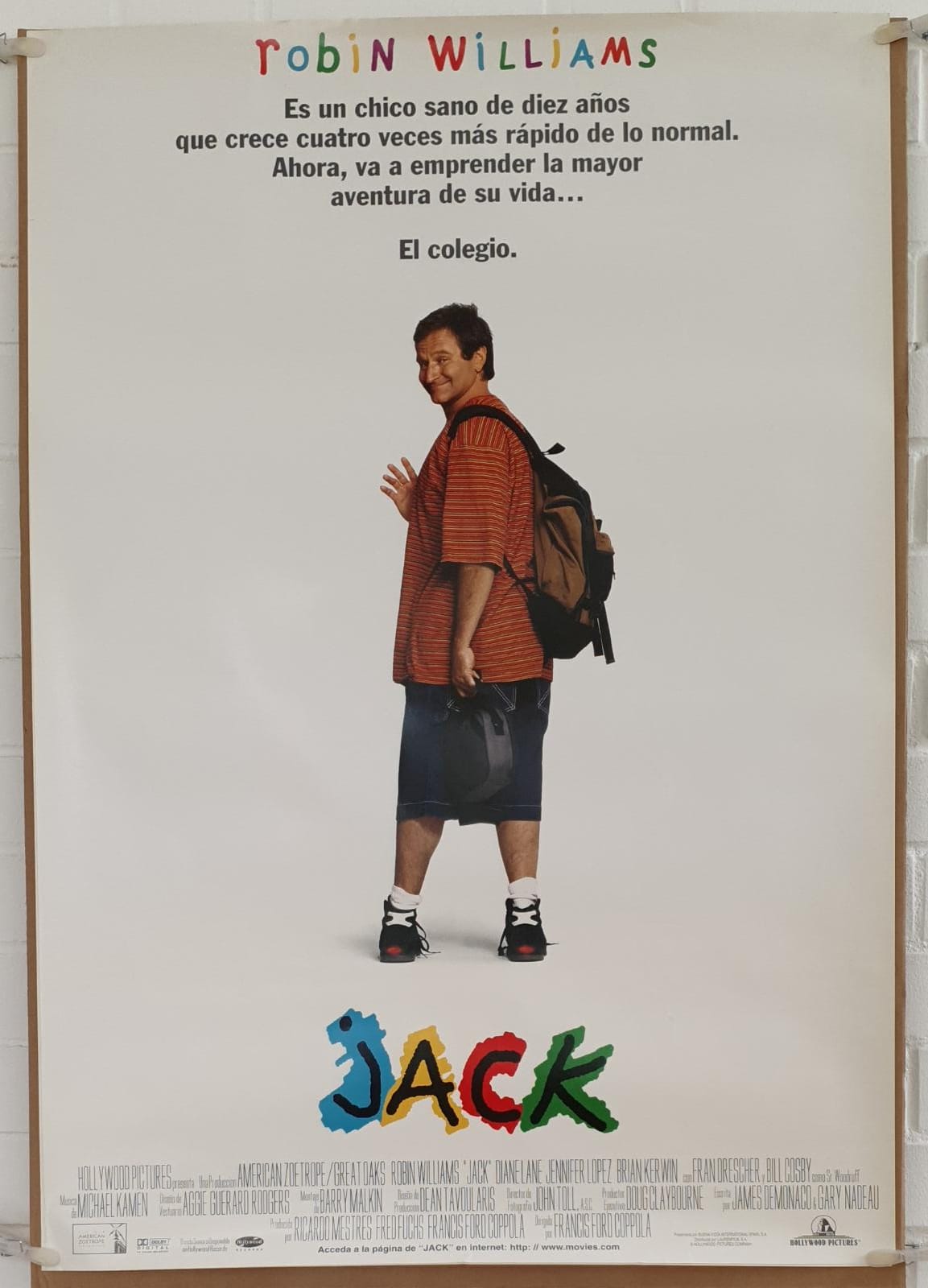 Jack (Robin Williams) Cartel (100x70) de Estreno