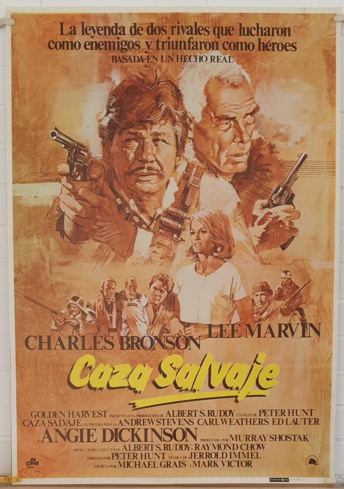 Caza Salvaje. Cartel (100x70) Año 1981