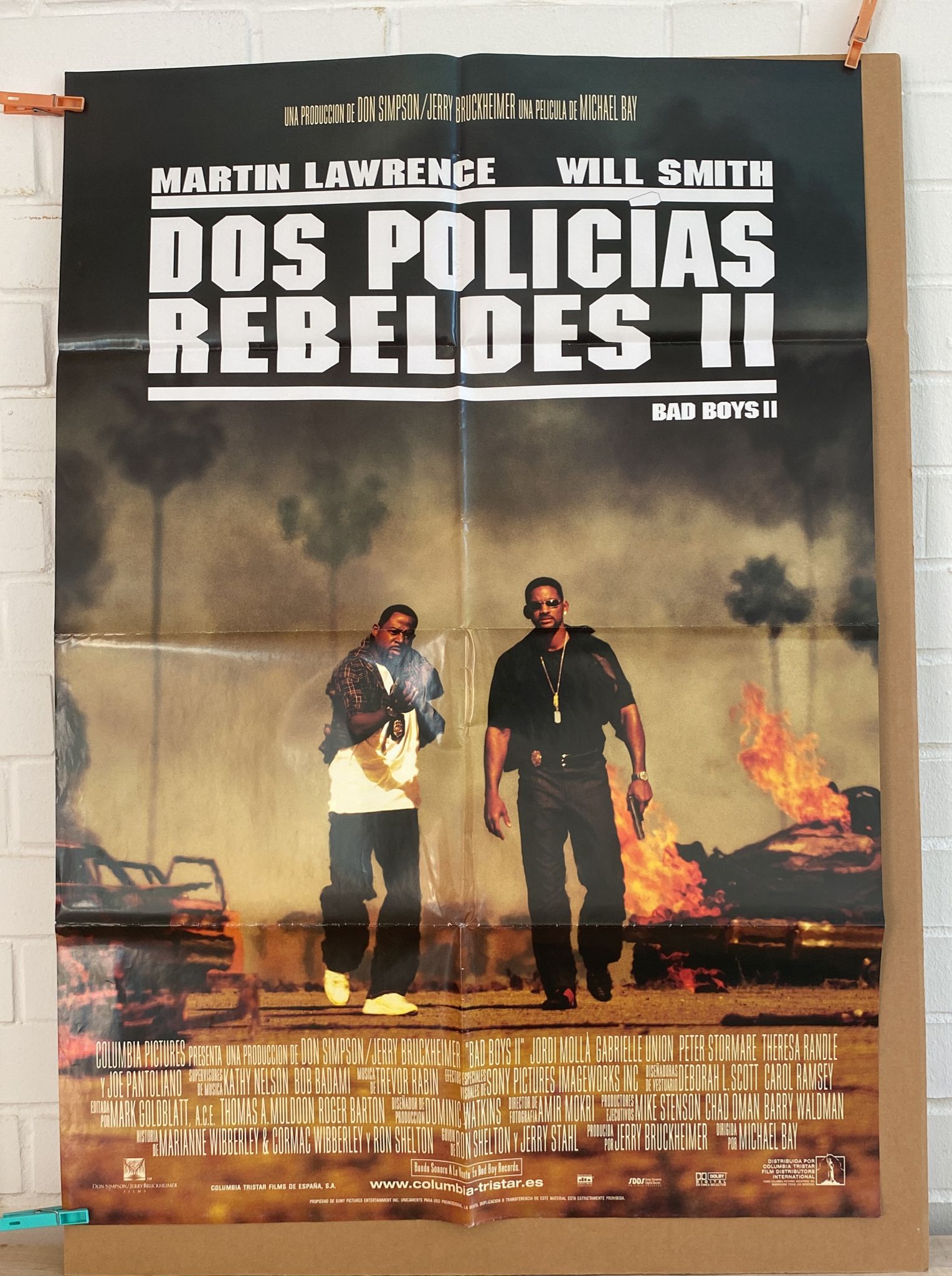 Dos Policías Rebeldes II. Cartel (100x70) 2003
