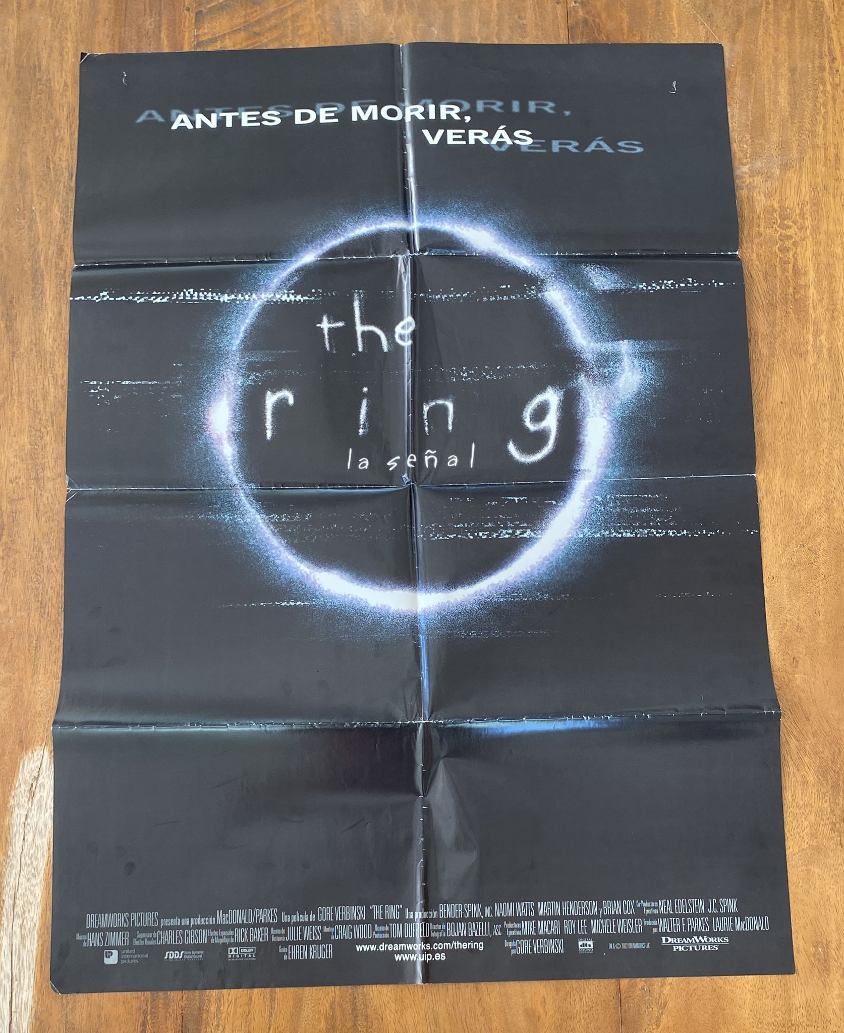 The Ring, la Señal. Cartel (100x70) 2002