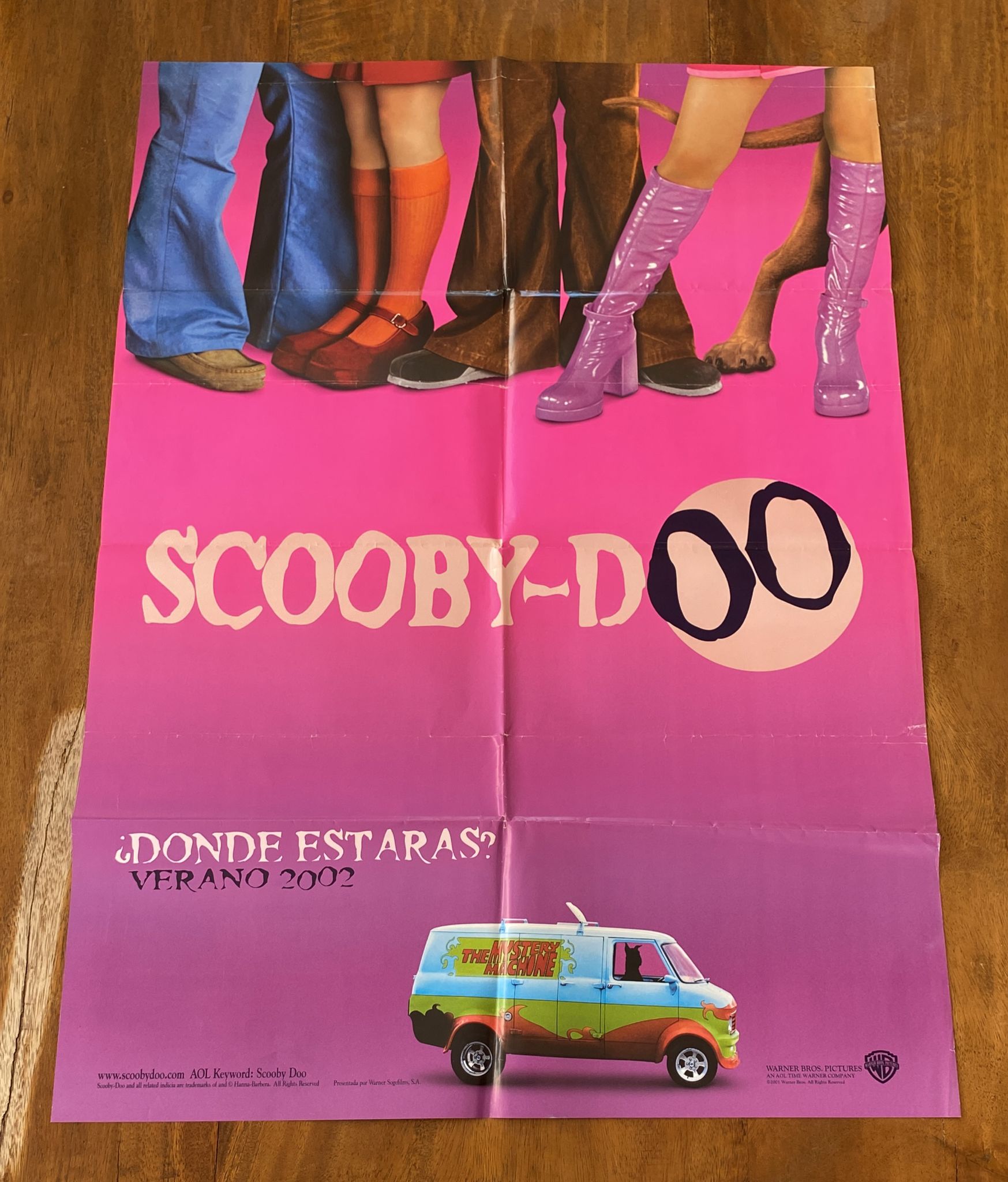 Scooby Doo. Cartel (100x70) Año 2001