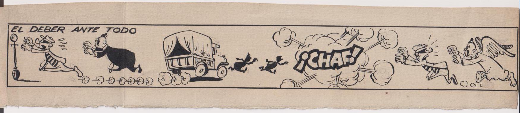 Tira Cómica (30,5x6) Dibujos originales de Juan Martínez Osete