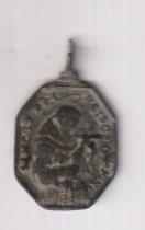 San Francisco Medalla (AE 20 mms.) R/ SAn Antonio de Padua. Siglo XVII-XVII
