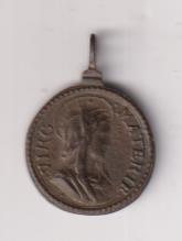 Busto de Jesús (Ies Christ) Medalla (AE 22 mms.) R/ Busto de la Virgen (Virg Mater Ie) Siglo XVIII
