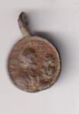 San José Medalla (AE 15 mms.) R/ San Antonio de Padua. Siglo XVII