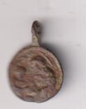 San José Medalla (AE 15 mms.) R/ San Antonio de Padua. Siglo XVII