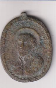 San Ignacio de Loyola. Medalla (AE 40 mms.) R/ San Francisco Javier. Siglo XVII-XVIII