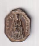 N. S. de la Victoria Medalla (AE 19 mms.) R/ San Giacomo. Siglo XVII-XVII. RARA
